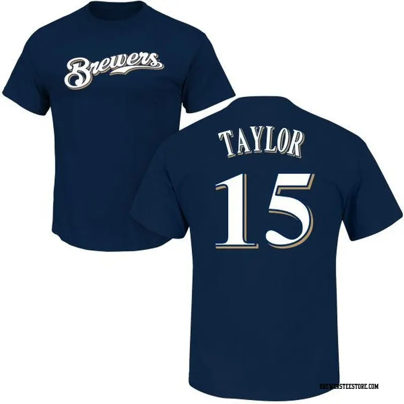 Milwaukee Brewers #15 Tyrone Taylor Blue 2022 City Connect Cool