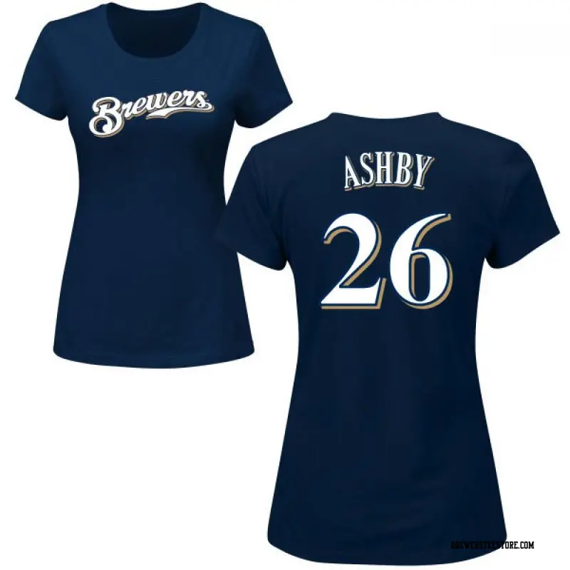 Aaron Ashby 26 2022-23 City Connect Milwaukee Brewers Jersey - Powder Blue  - Robokeg - Robokeg